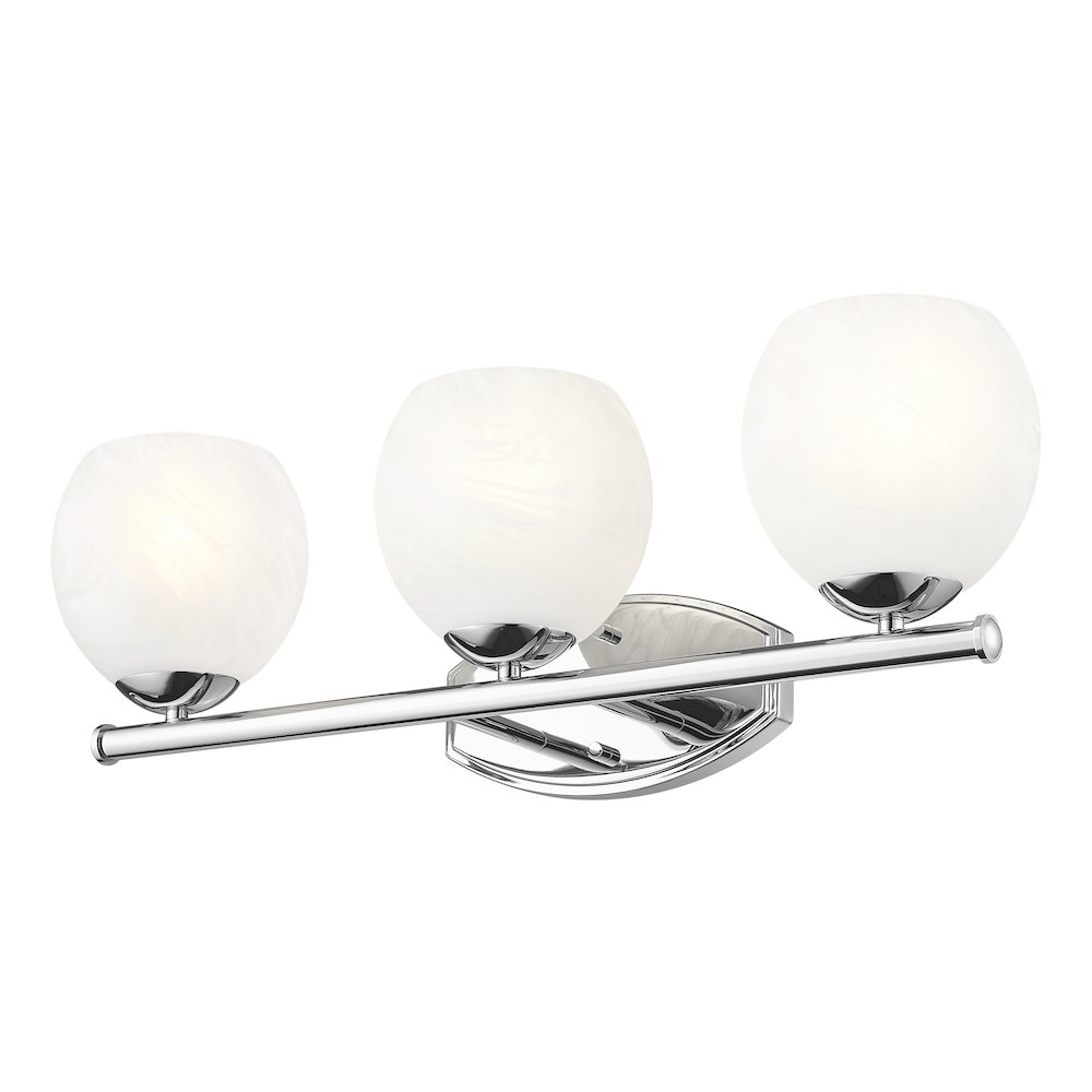 Z-Lite 3 Light Vanity, Chrome. Picture 3