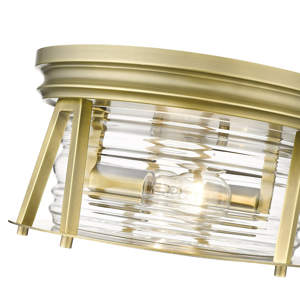 Z-Lite 2 Light Flush Mount. Picture 4