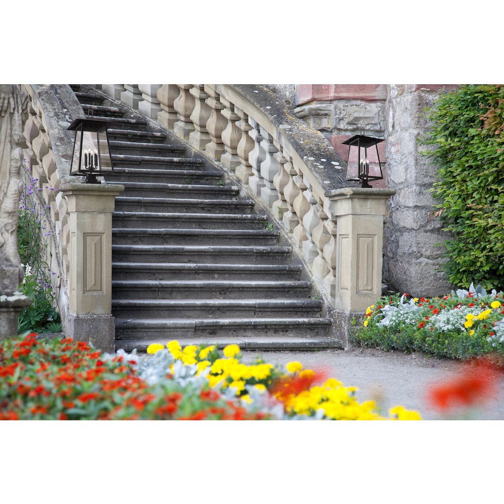 Z-Lite 6 Light Outdoor Pier Mounted Fixture. Picture 6