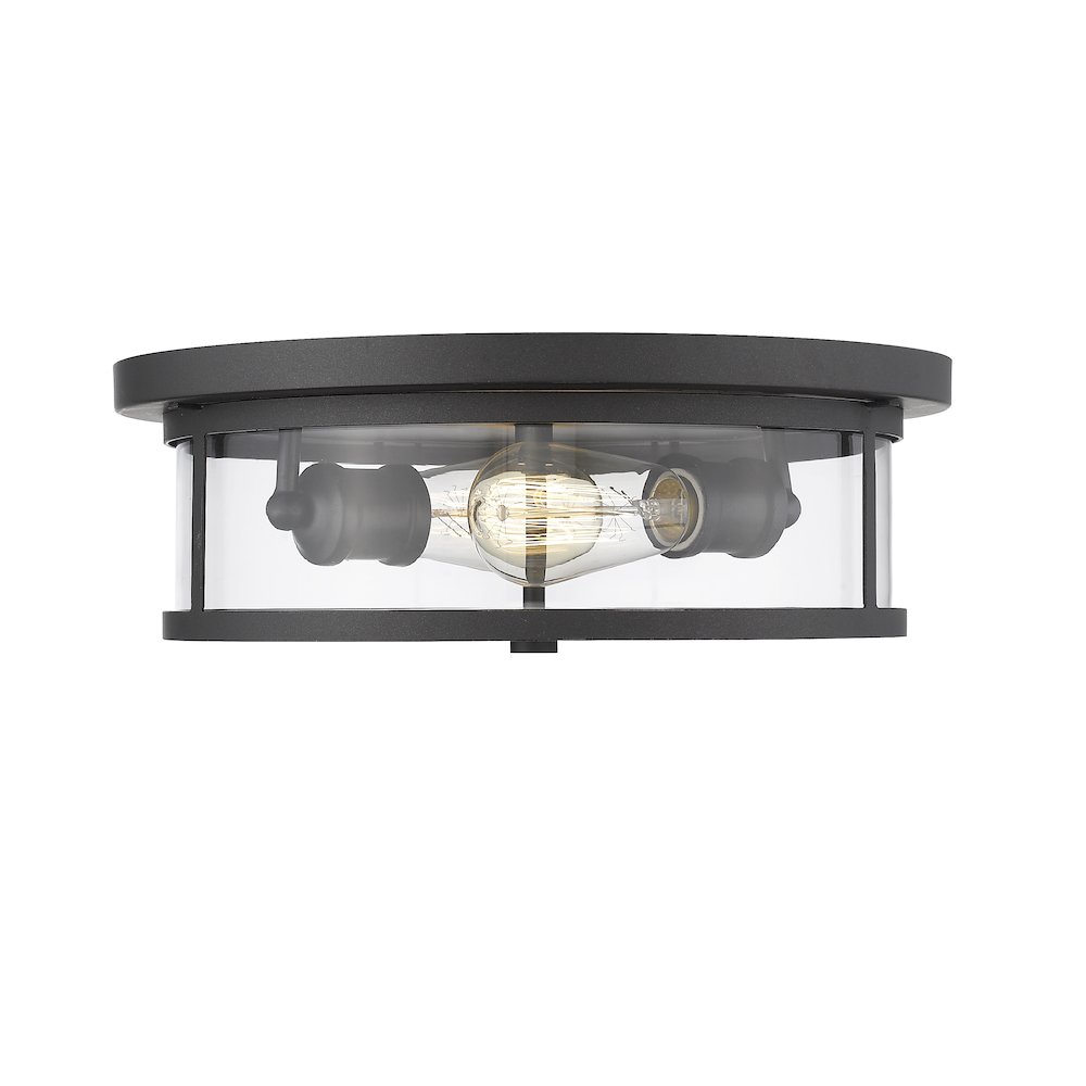 Z-Lite 2 Light Flush Mount. Picture 1