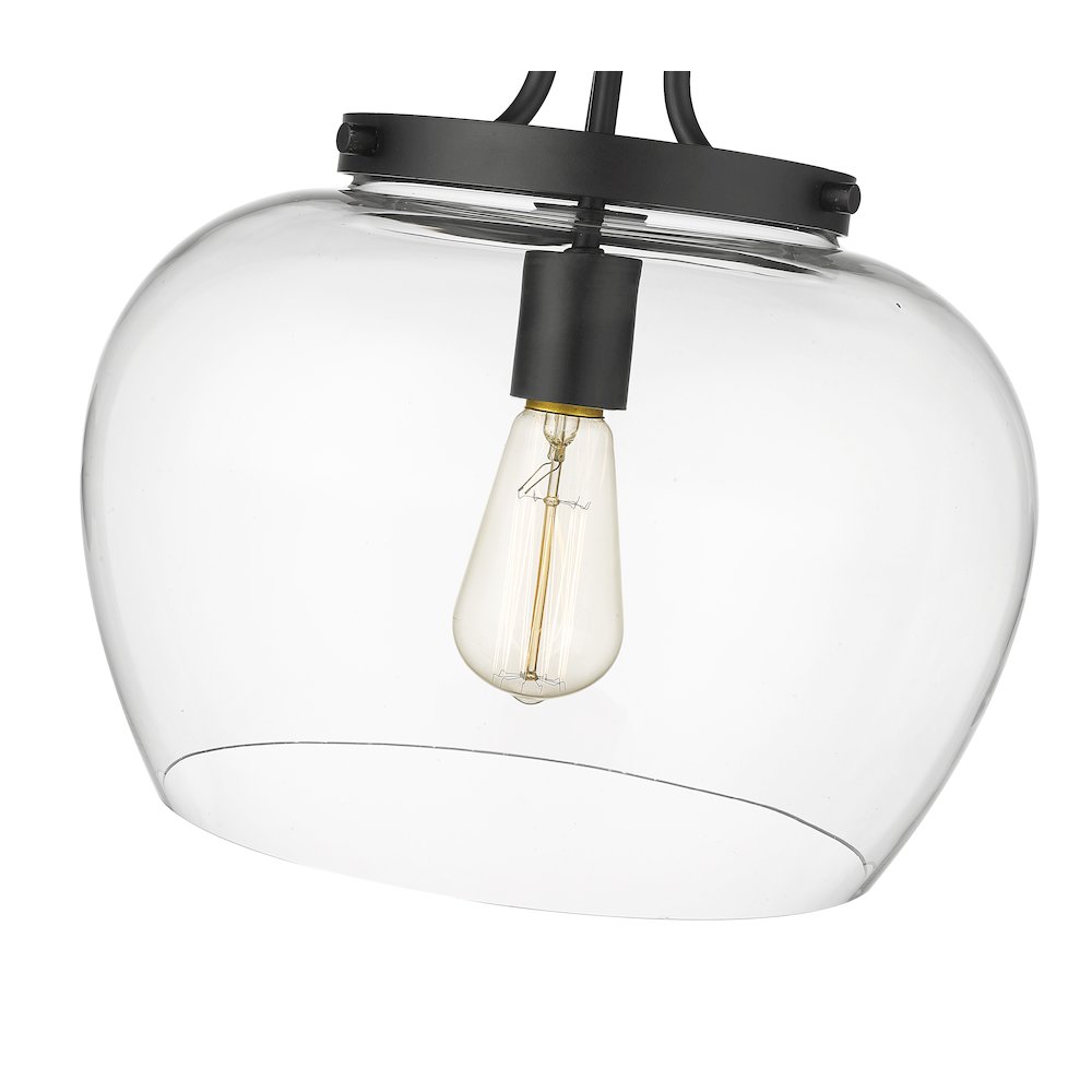 Z-Lite 1 Light Semi Flush Mount. Picture 4
