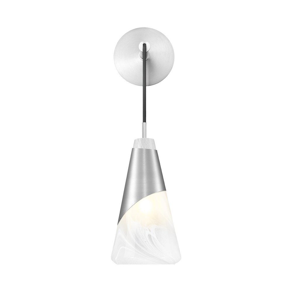 Z-Lite Aimie 1 Light Wall Sconce, Brushed Nickel. Picture 2