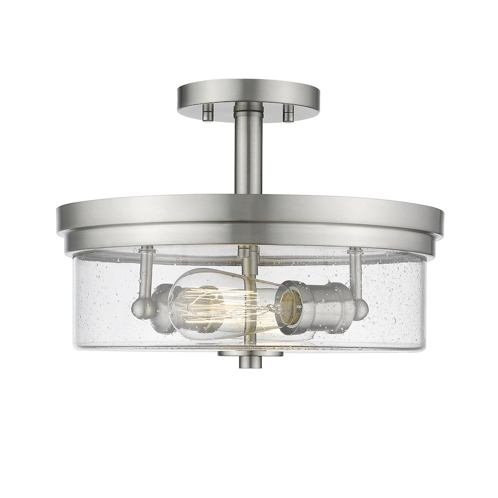 Z-Lite 2 Light Semi Flush Mount. Picture 2