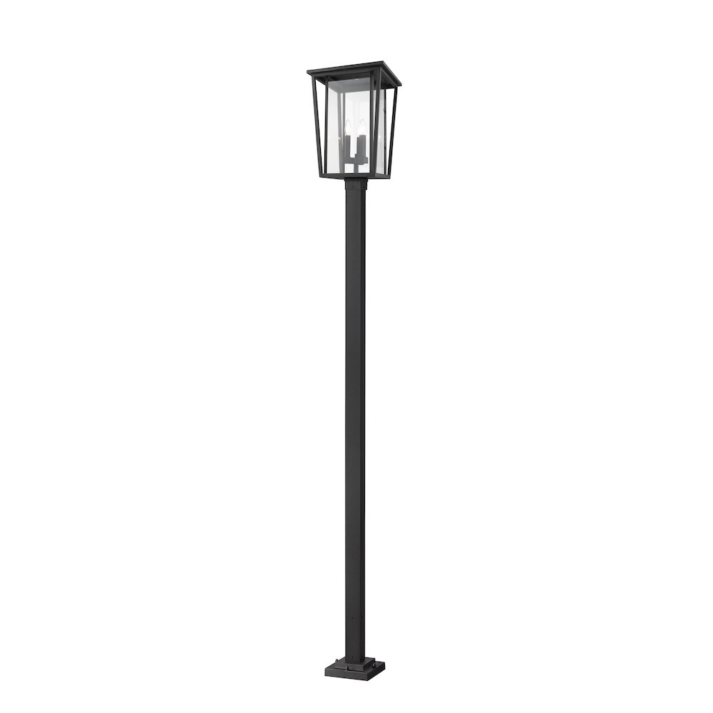 Z-Lite 3 Light Outdoor Post Mounted Fixture. Picture 1