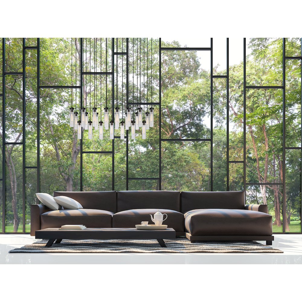 Z-Lite 23 Light Linear Chandelier. Picture 6