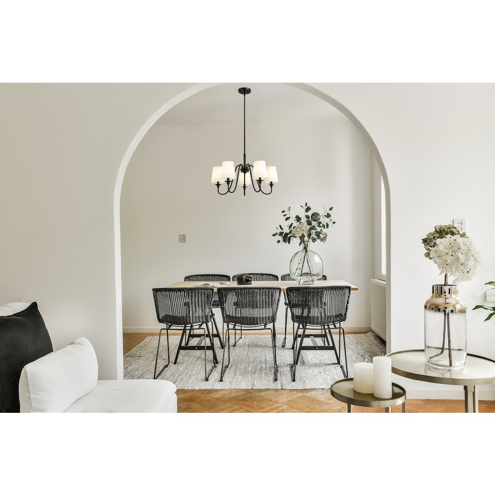 Z-Lite 5 Light Chandelier. Picture 7