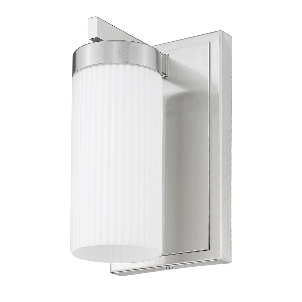 Z-Lite Danica 1 Light Wall Sconce in Brushed Nickel color, Steel frame. Picture 5