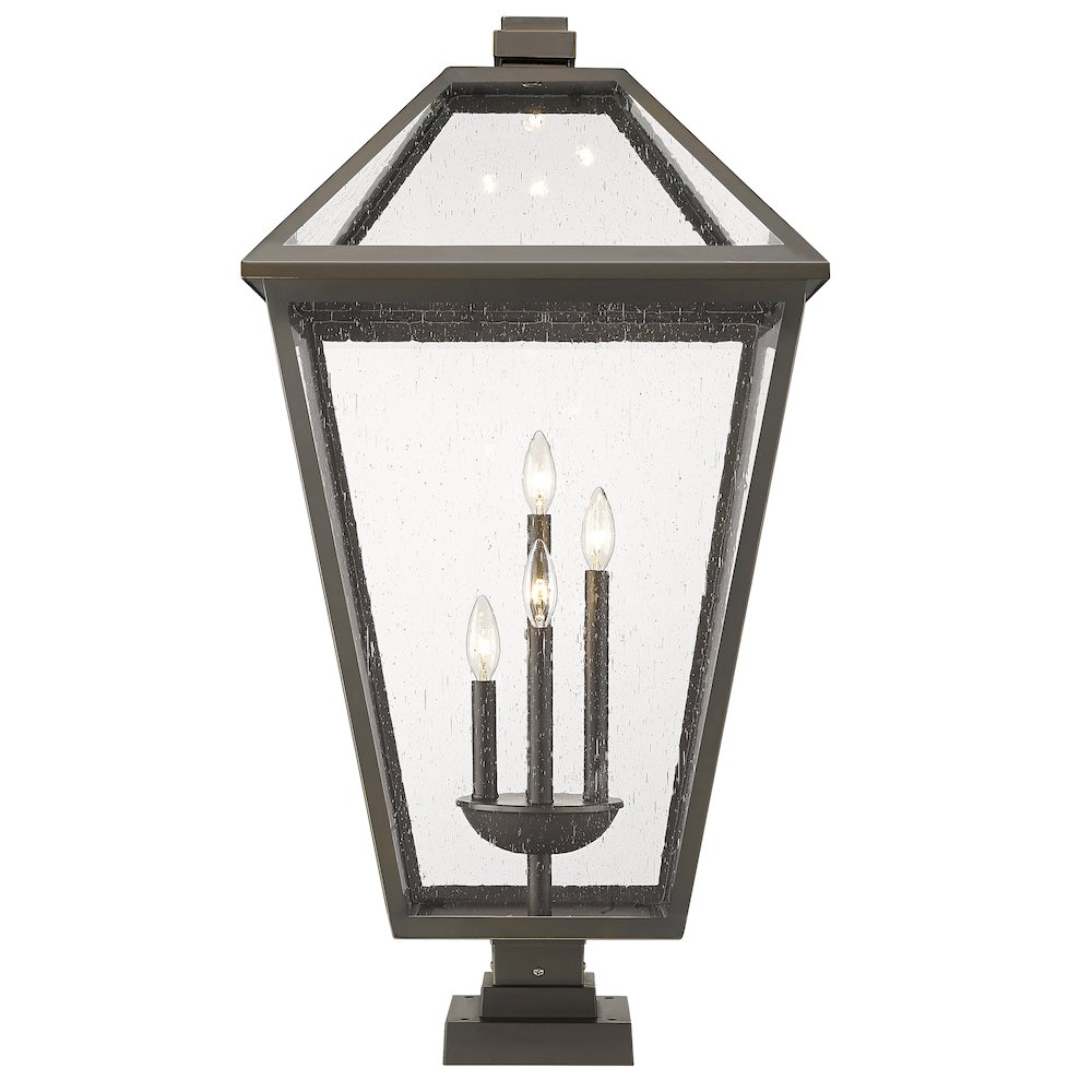 Z-Lite 4 Light Outdoor Pier Mounted Fixture. Picture 2