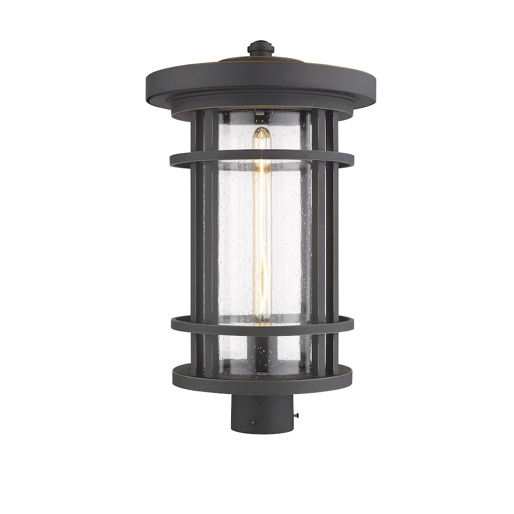 Z-Lite 1 Light Outdoor Post Mount Fixture. Picture 1