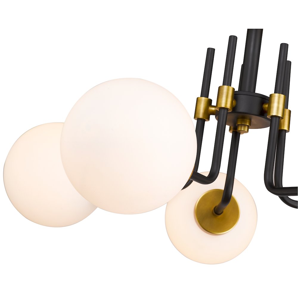 Z-Lite 5 Light Semi Flush Mount. Picture 4