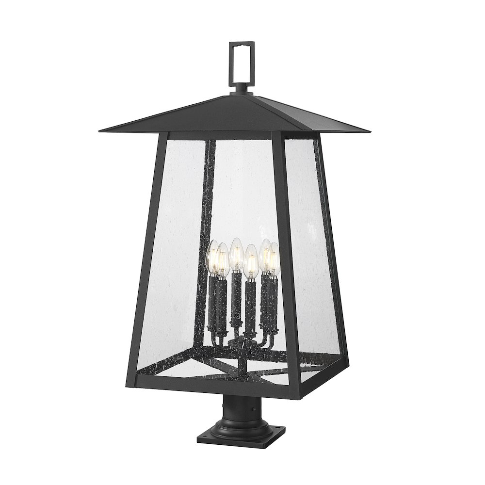 Z-Lite 6 Light Outdoor Pier Mounted Fixture. Picture 1