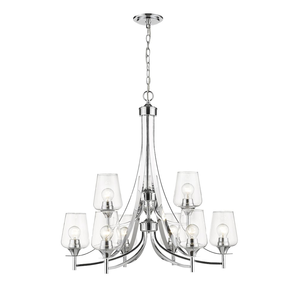 Z-Lite 9 Light Chandelier. Picture 1