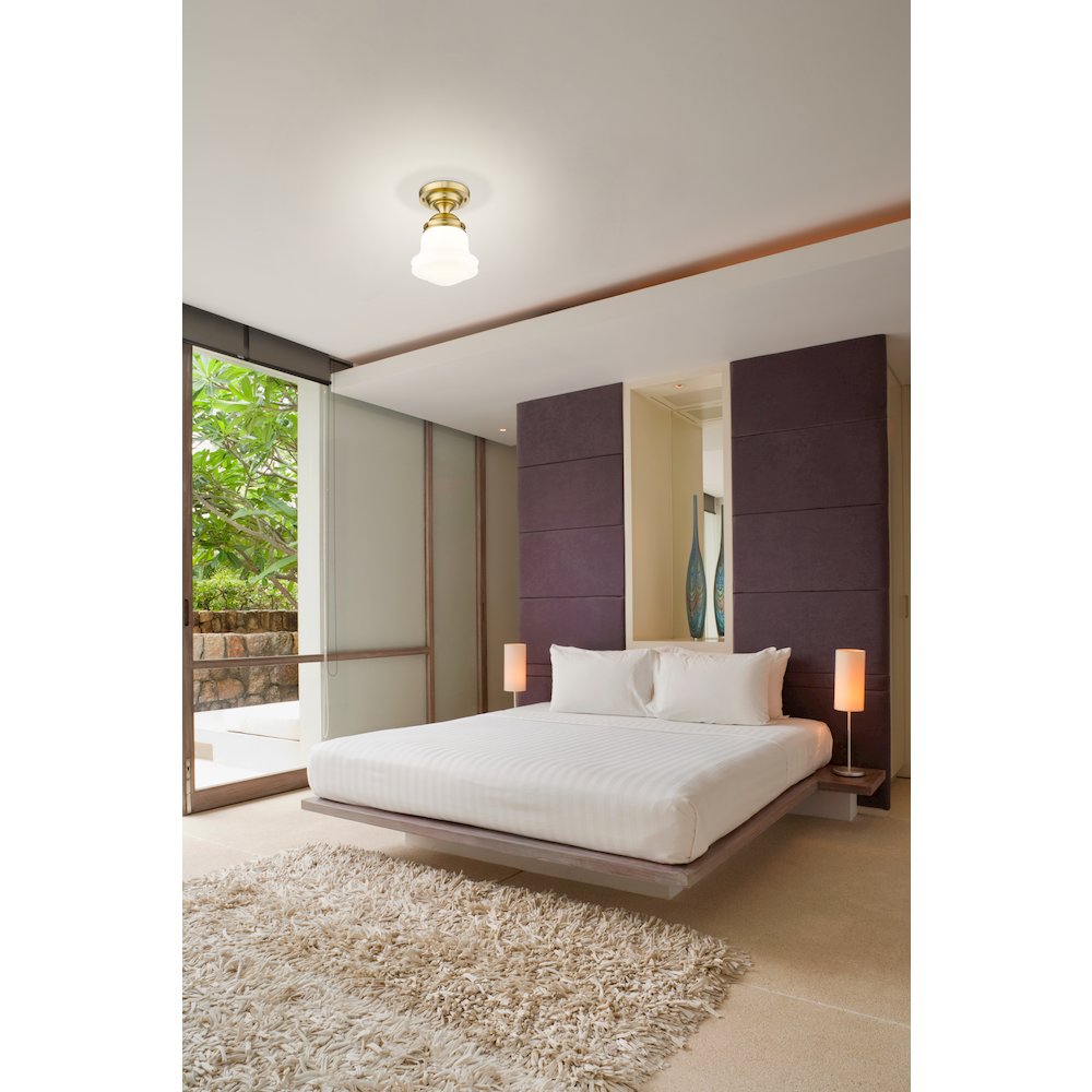 Z-Lite 1 Light Flush Mount. Picture 7