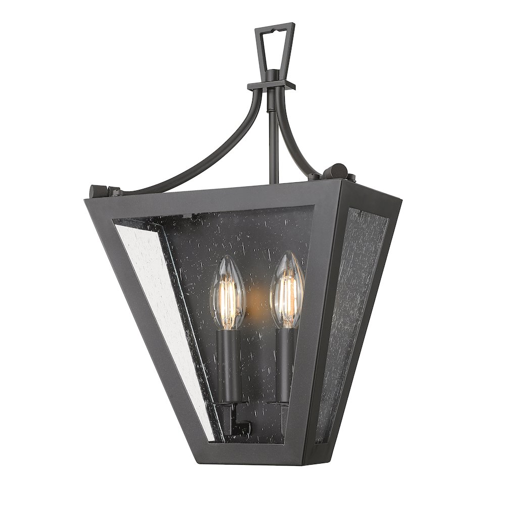 Z-Lite 2 Light Wall Sconce, Iron Ore. Picture 1