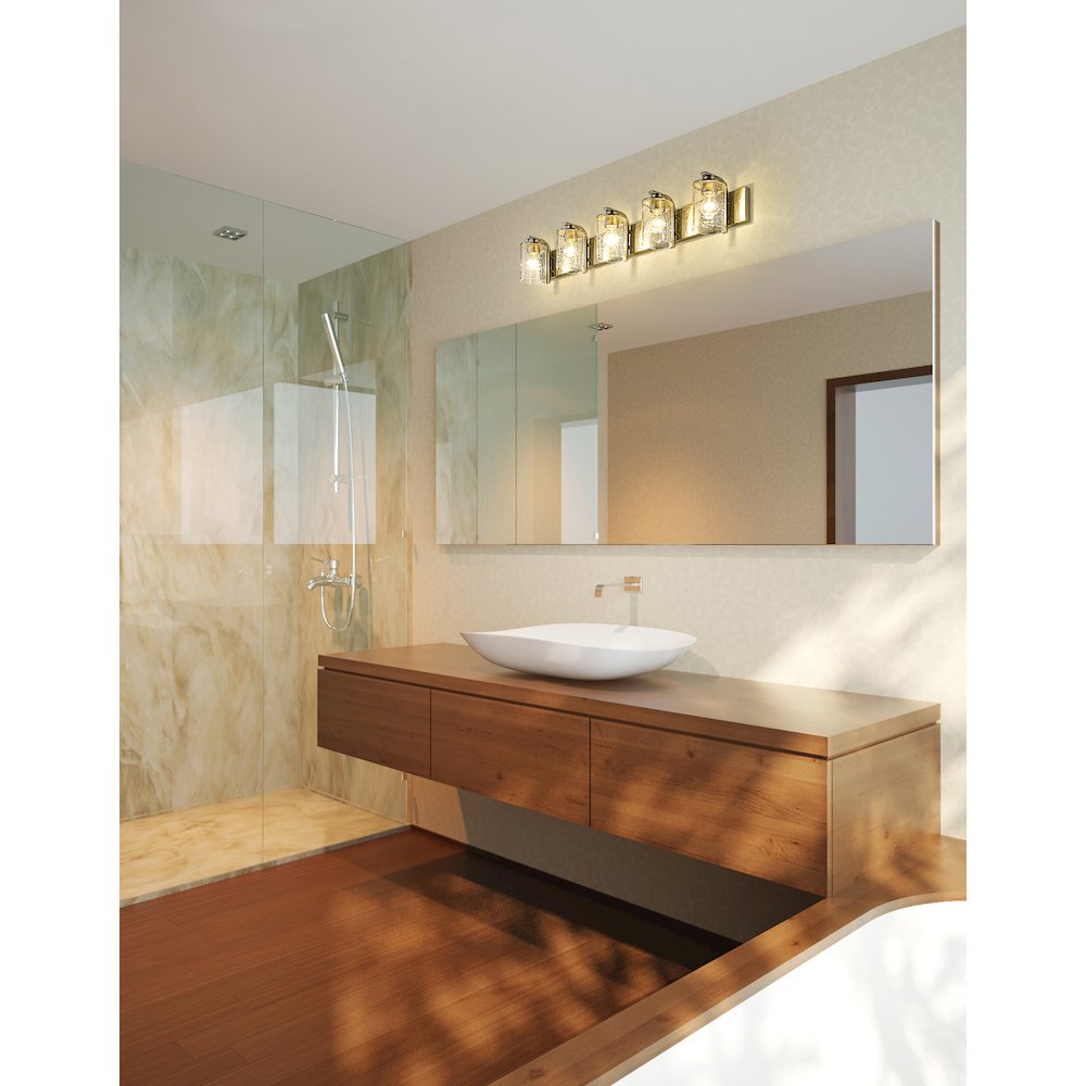 Z-Lite 5 Light Vanity. Picture 7
