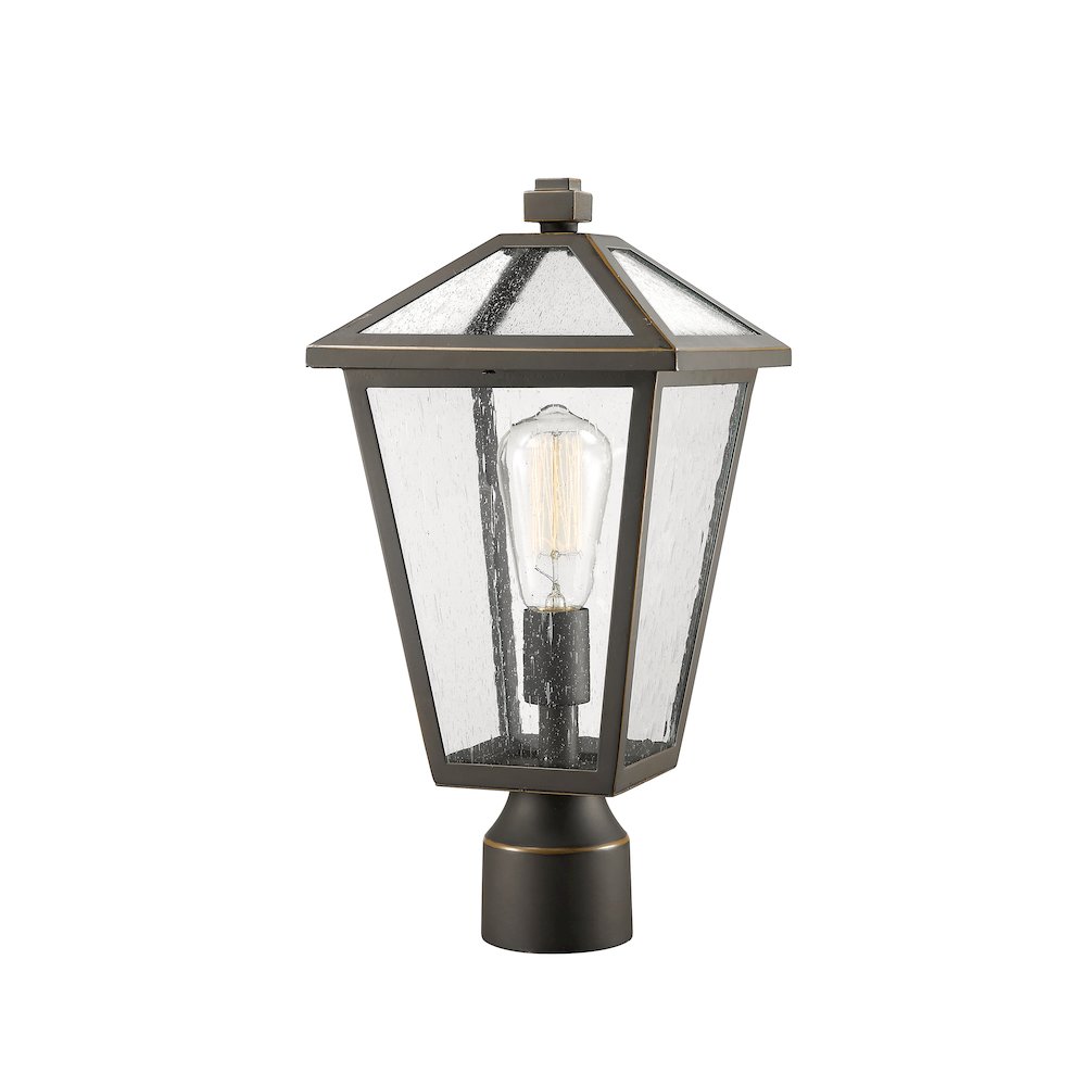 Z-Lite 1 Light Outdoor Post Mount Fixture. Picture 1