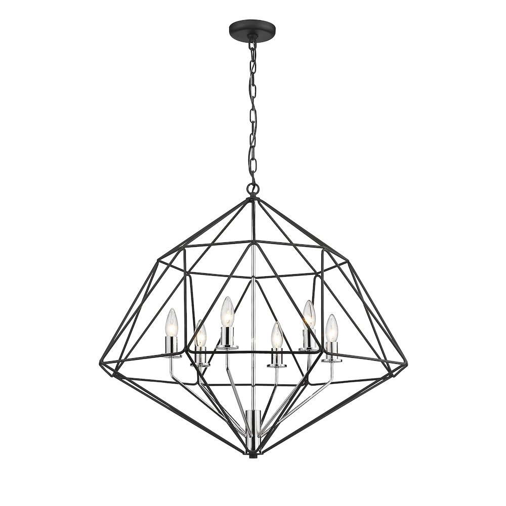 Z-Lite 6 Light Chandelier. Picture 3