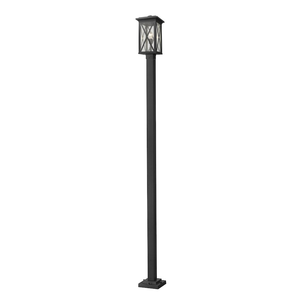 Z-Lite 1 Light Outdoor Post Mounted Fixture. Picture 1