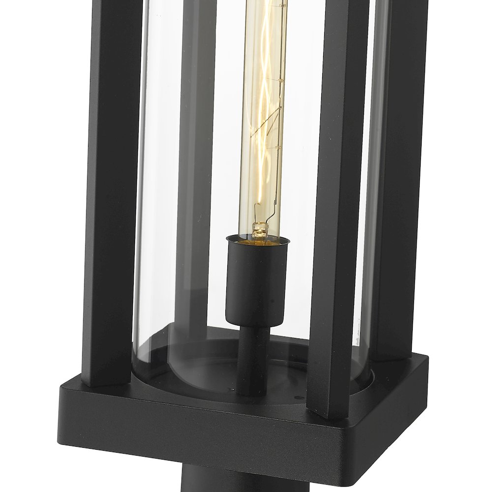 Z-Lite 1 Light Outdoor Post Mount Fixture. Picture 4