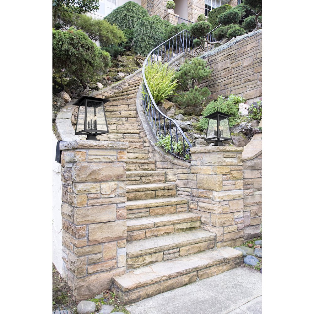 Z-Lite 5 Light Outdoor Pier Mounted Fixture. Picture 6