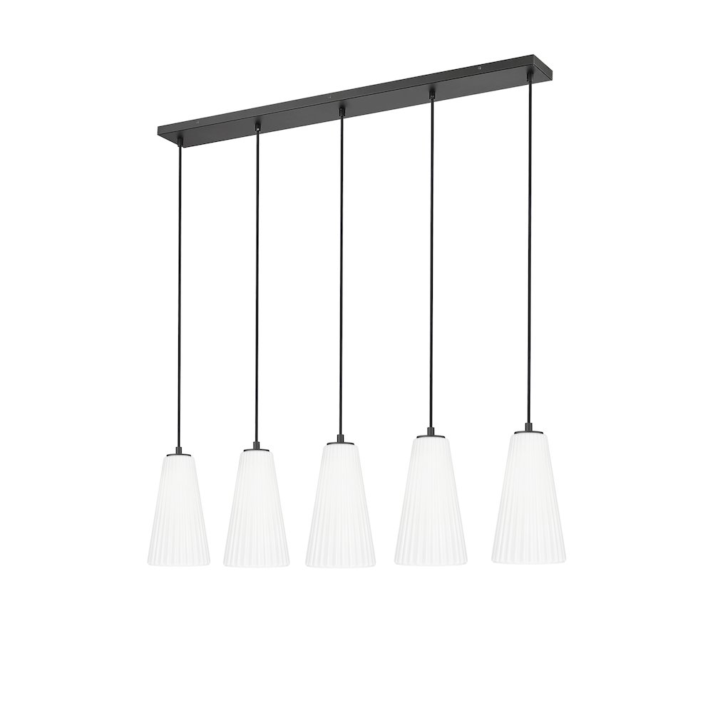 Z-Lite 5 Light Linear Chandelier. Picture 5