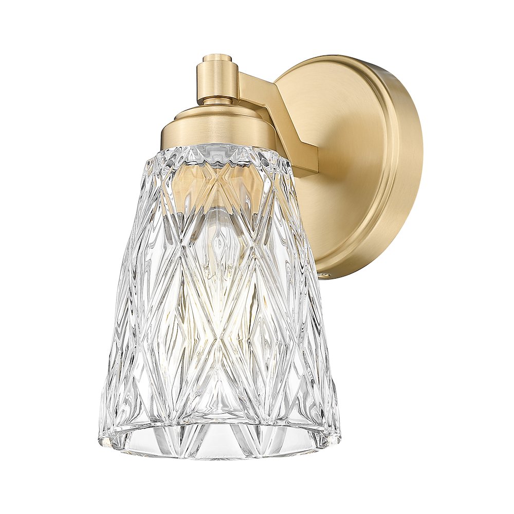 Z-Lite 1 Light Wall Sconce, Modern Gold. Picture 3