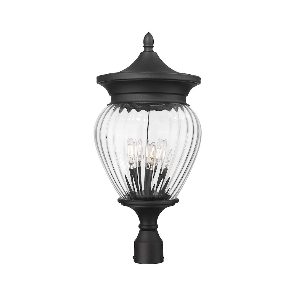 Z-Lite 4 Light Outdoor Post Mount Fixture. Picture 3