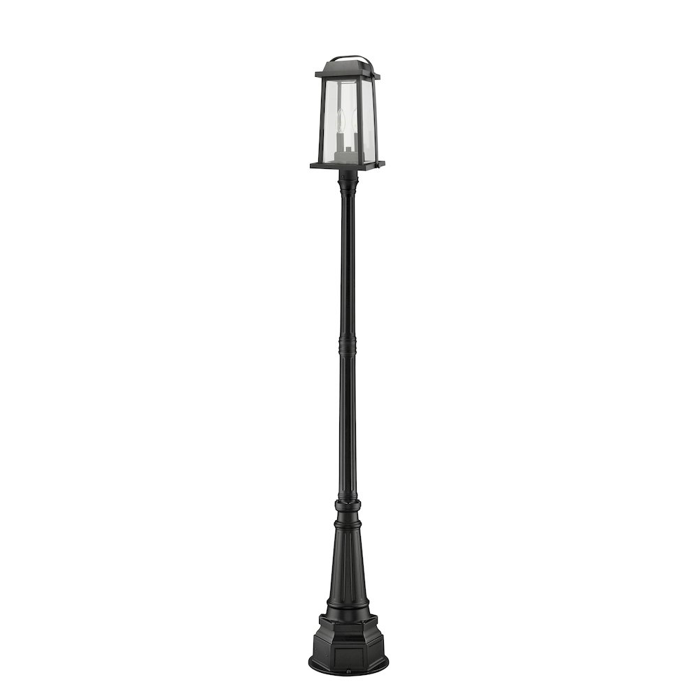 Z-Lite 2 Light Outdoor Post Mounted Fixture. Picture 2