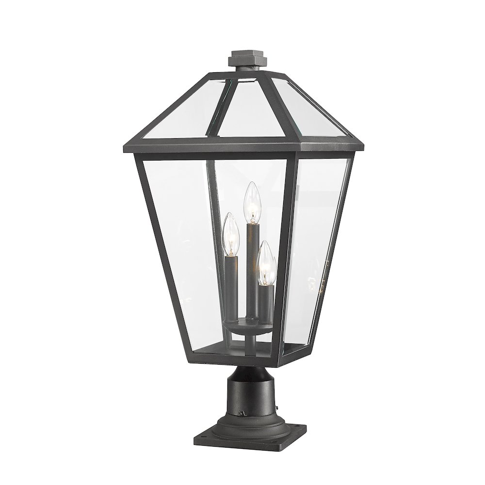 Z-Lite 3 Light Outdoor Pier Mounted Fixture. Picture 1