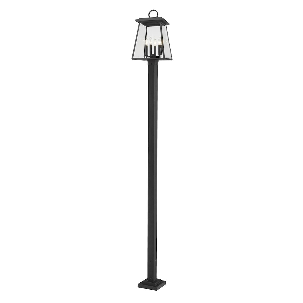 Z-Lite 4 Light Outdoor Post Mounted Fixture. Picture 1