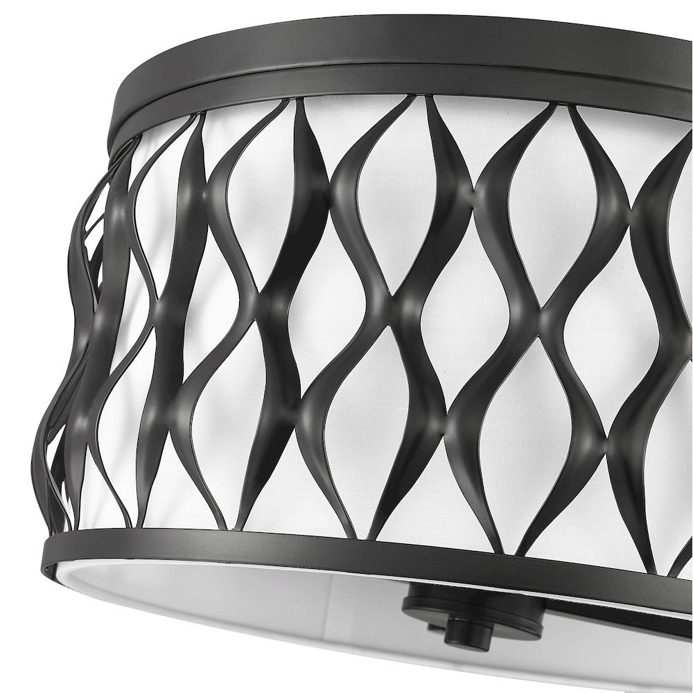 Z-Lite 4 Light Flush mount. Picture 4
