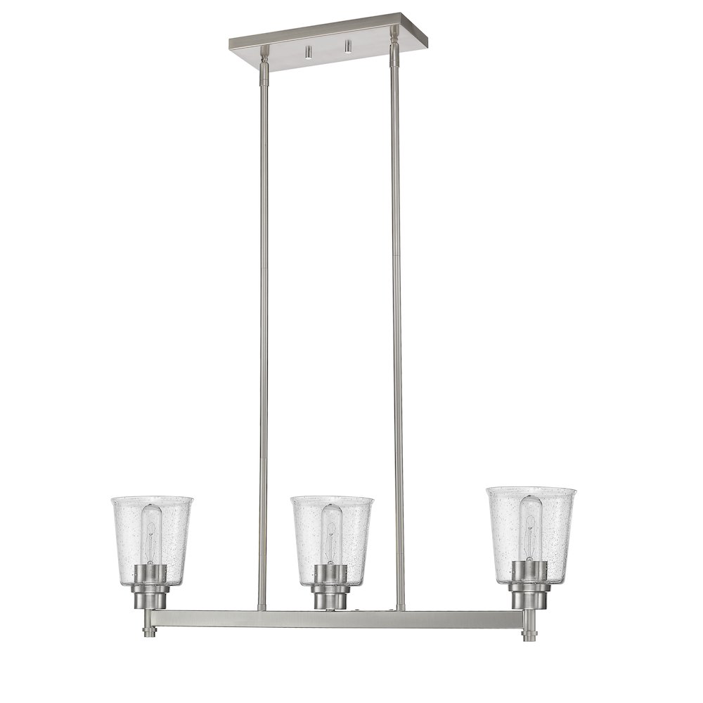 Z-Lite 3 Light Linear Chandelier. Picture 5