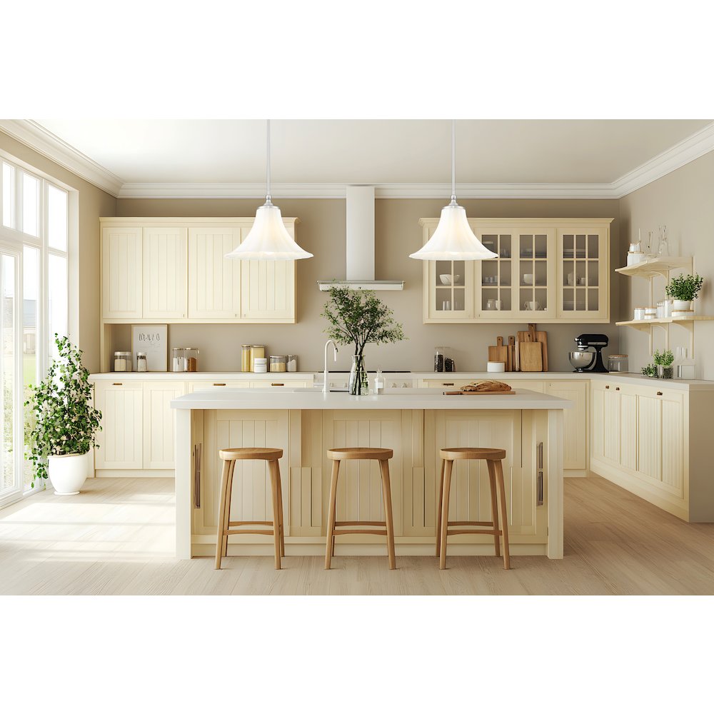 Z-Lite 1 Light Pendant, Brushed Nickel. Picture 6