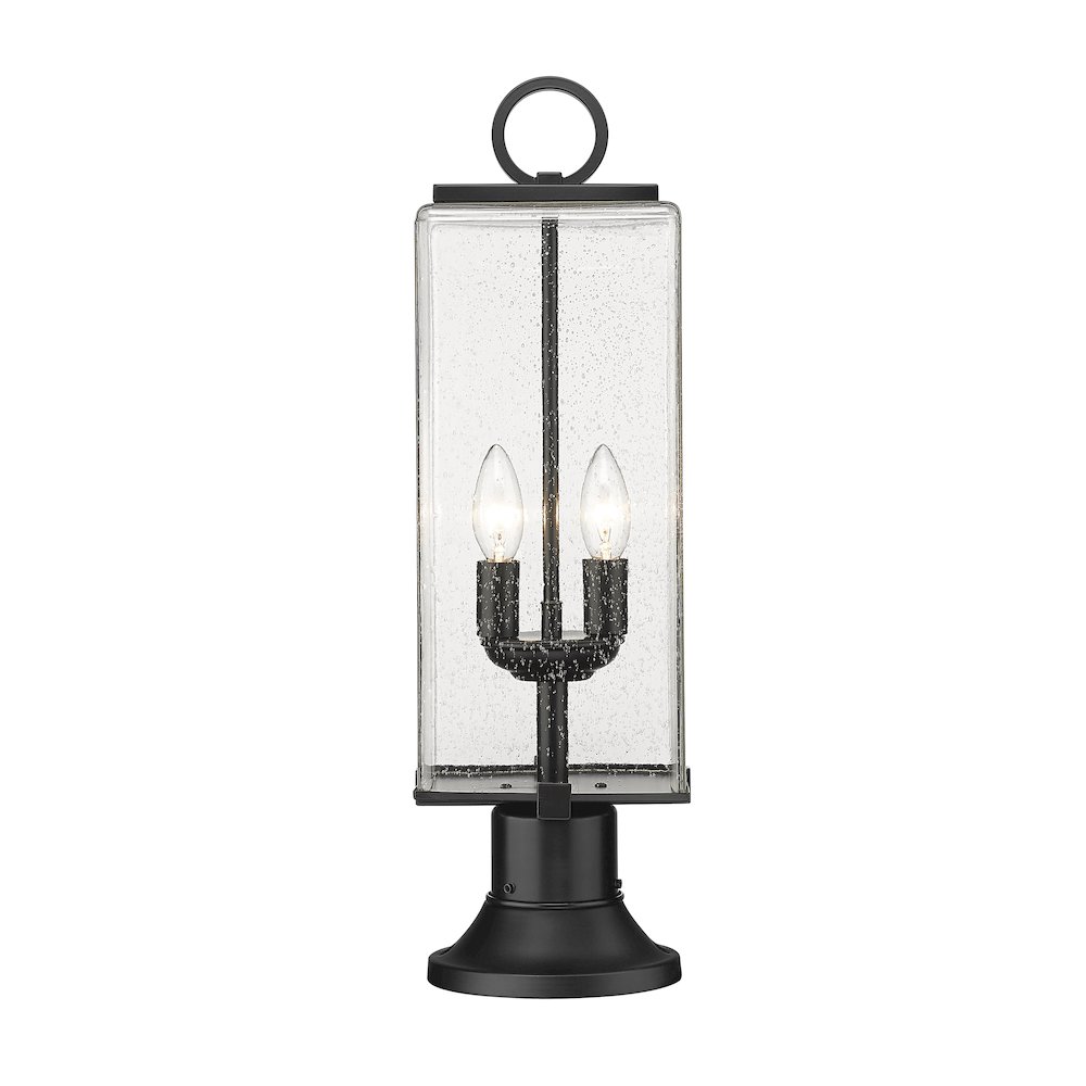 Z-Lite 2 Light Outdoor Pier Mounted Fixture. Picture 3