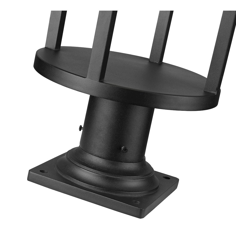 Z-Lite 1 Light Outdoor Pier Mounted Fixture. Picture 4