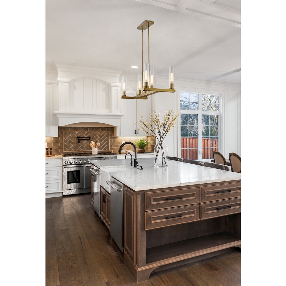 Z-Lite 7 Light Linear Chandelier. Picture 6