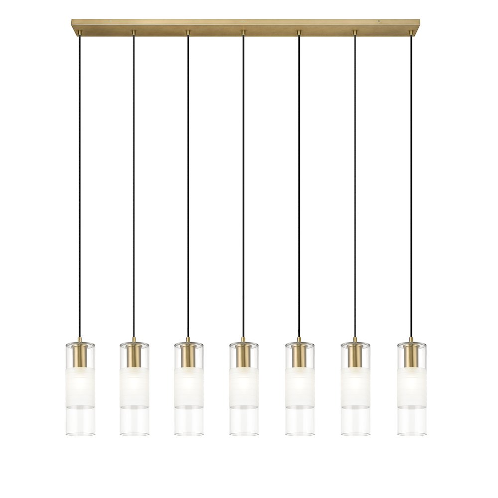 Z-Lite 7 Light Linear Chandelier. Picture 2