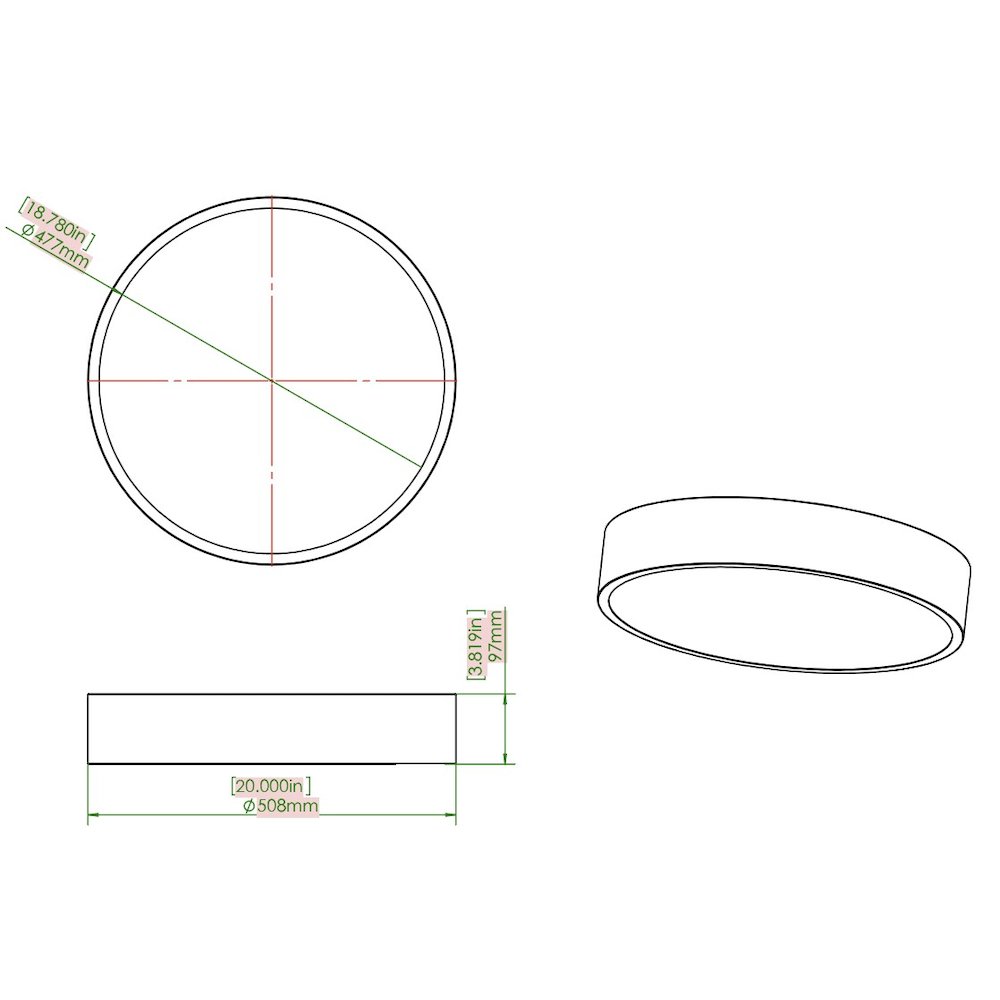 Z-Lite 1 Light Flush Mount. Picture 8