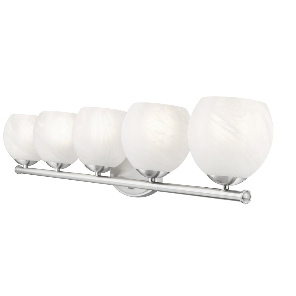 Z-Lite 5 Light Vanity, Brushed Nickel. Picture 4