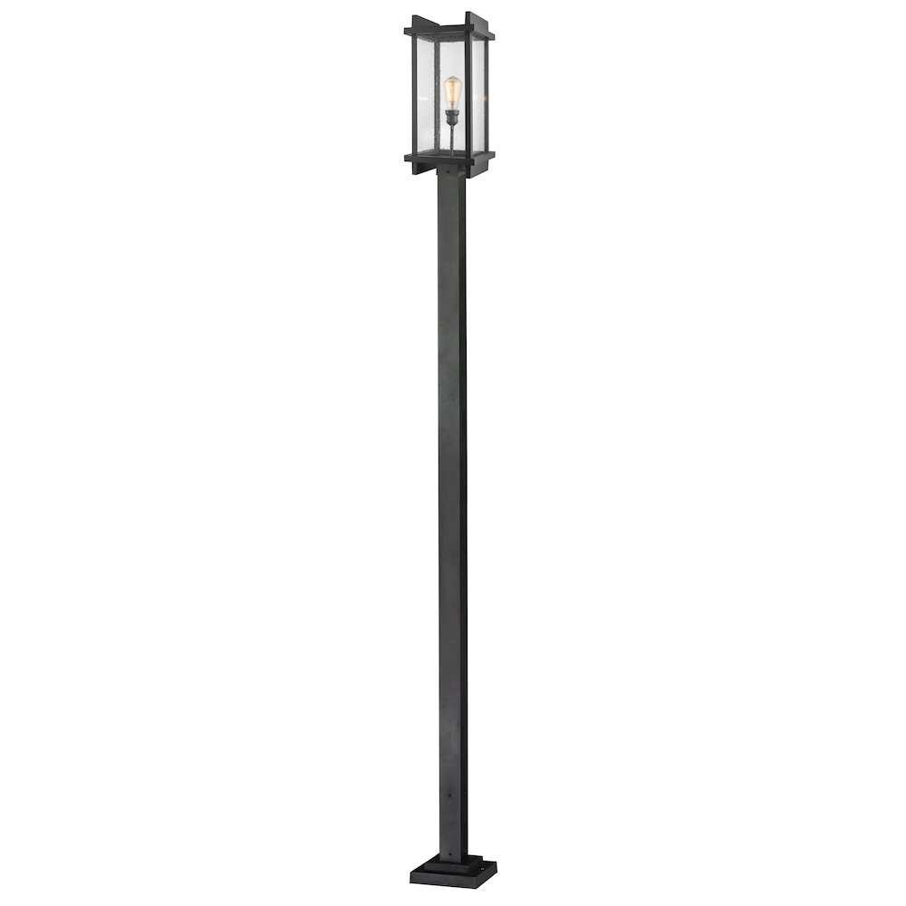 Z-Lite 1 Light Outdoor Post Mounted Fixture. Picture 1