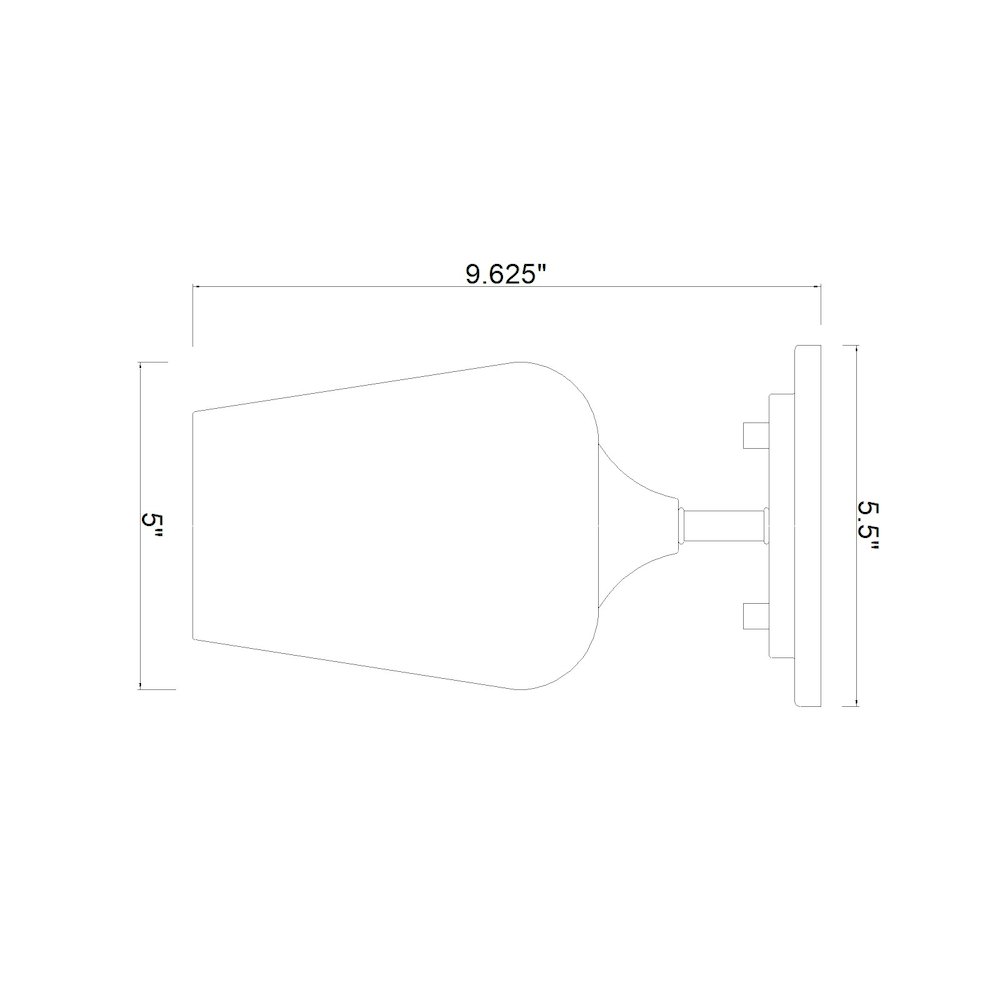 Z-Lite 1 Light Flush Mount, Burnished Brass. Picture 8