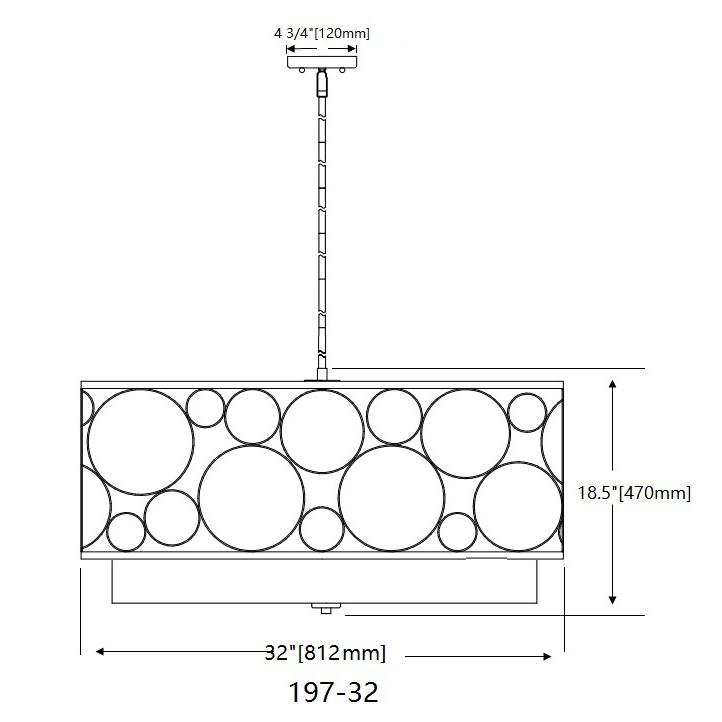 5 Light Chandelier. Picture 6
