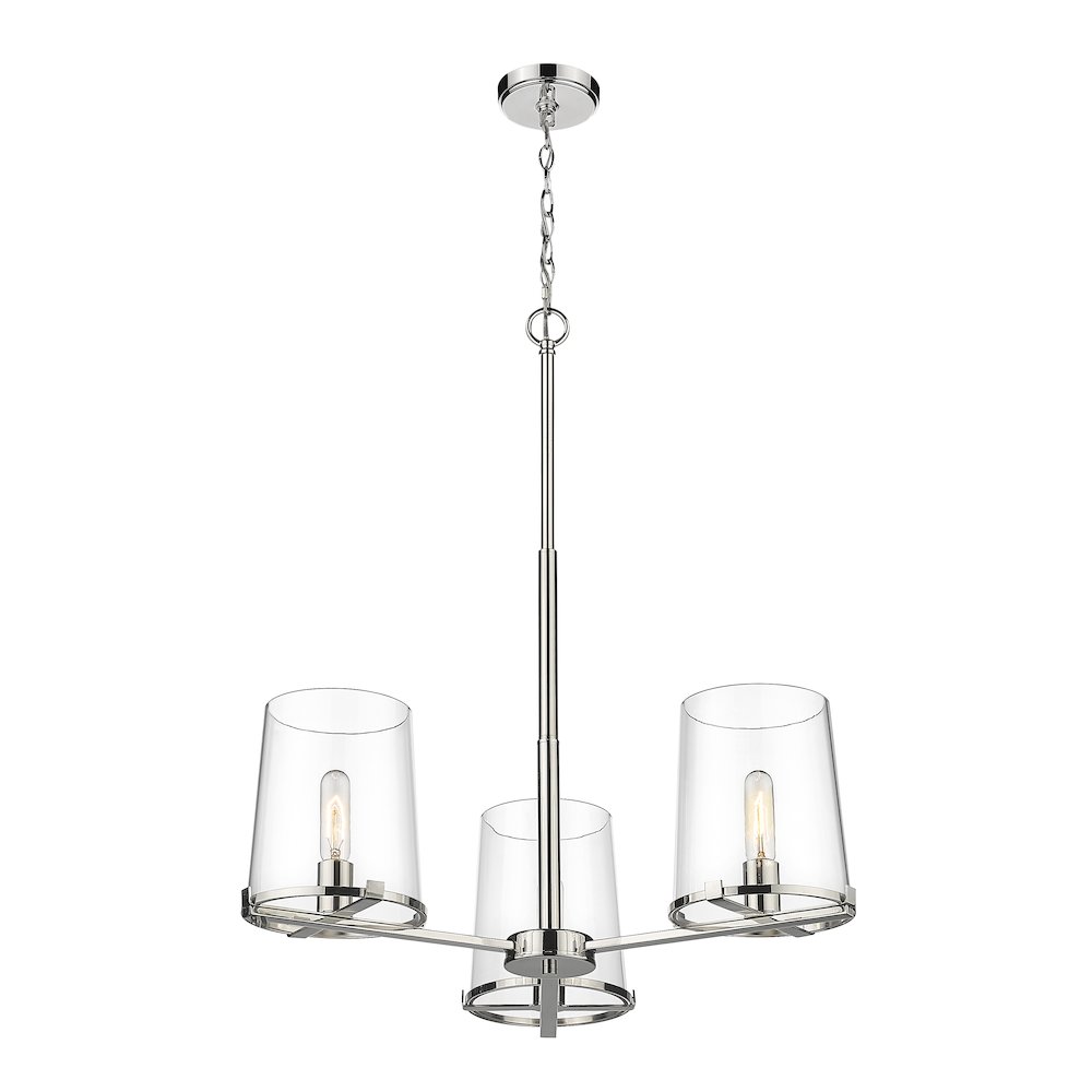 Z-Lite 3 Light Chandelier. Picture 3
