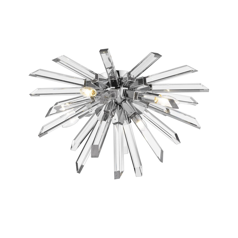 Z-Lite 4 Light Flush Mount. Picture 3