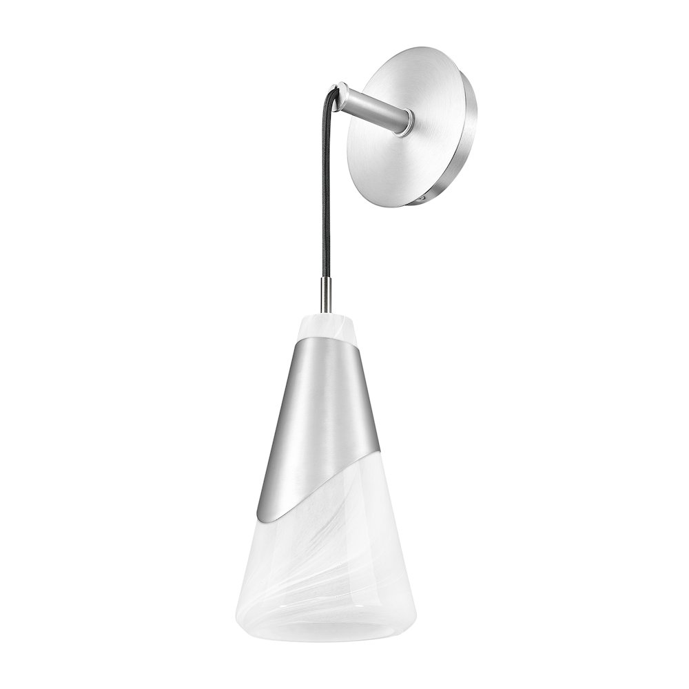 Z-Lite Aimie 1 Light Wall Sconce, Brushed Nickel. Picture 5