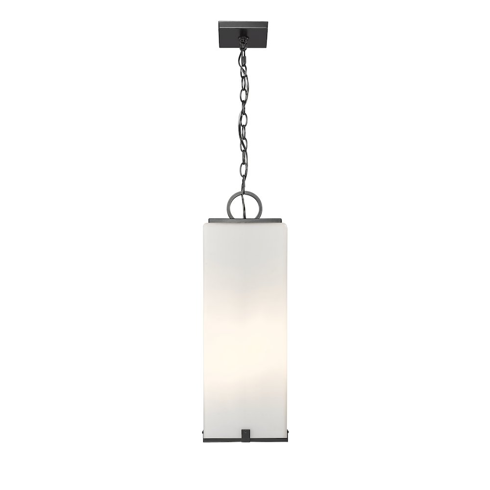 Z-Lite 3 Light Outdoor Chain Mount Ceiling Fixture. Picture 3