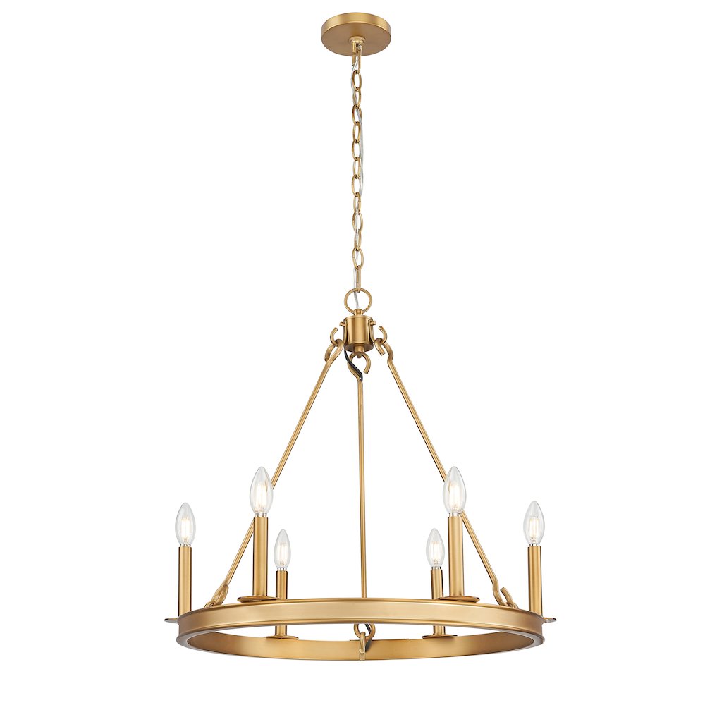 Z-Lite 6 Light Chandelier. Picture 1