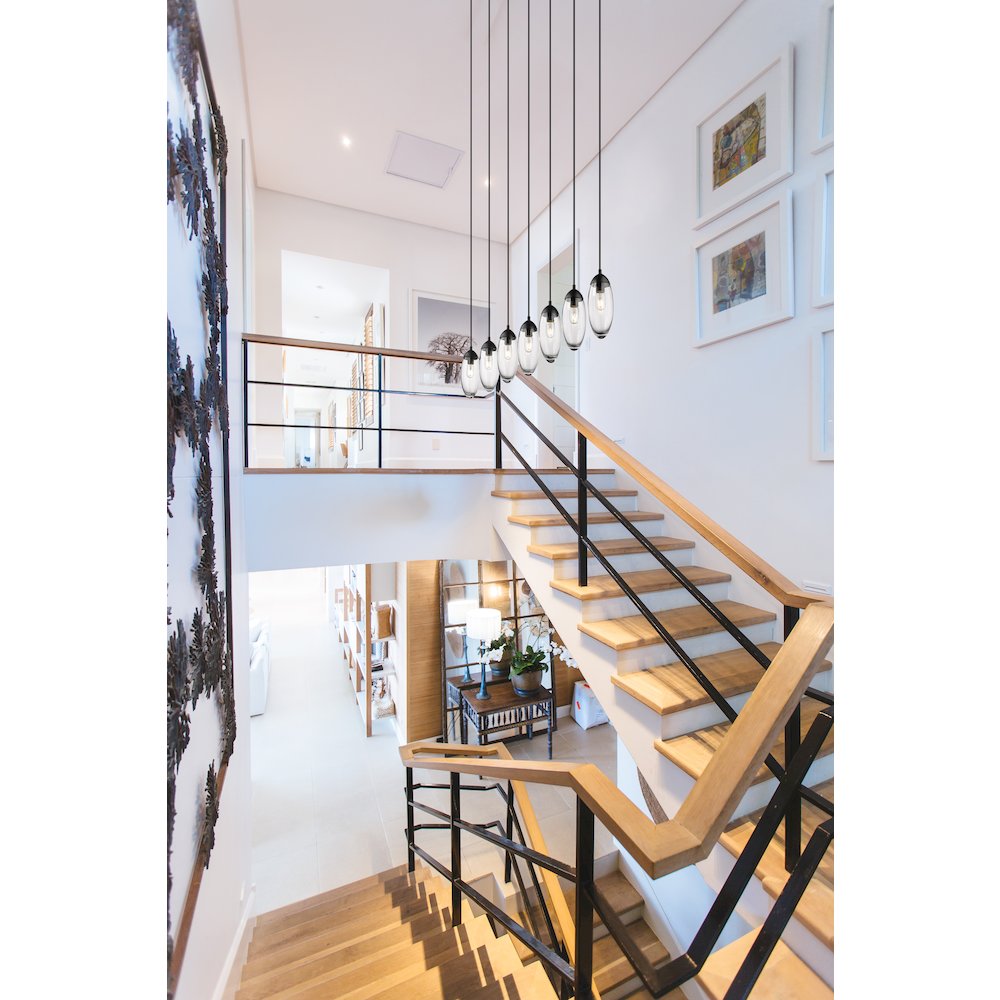 Z-Lite 7 Light Linear Chandelier. Picture 6