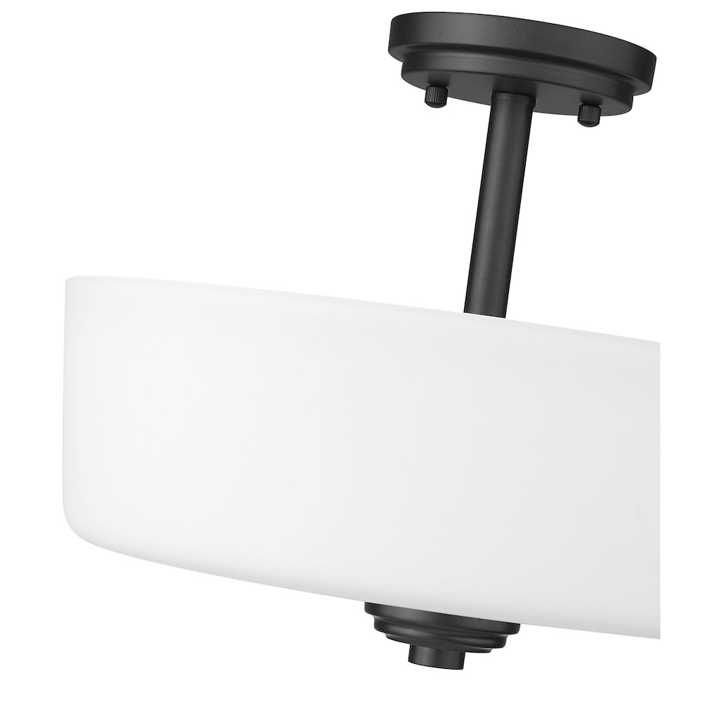 Z-Lite 3 Light Semi Flush Mount. Picture 4