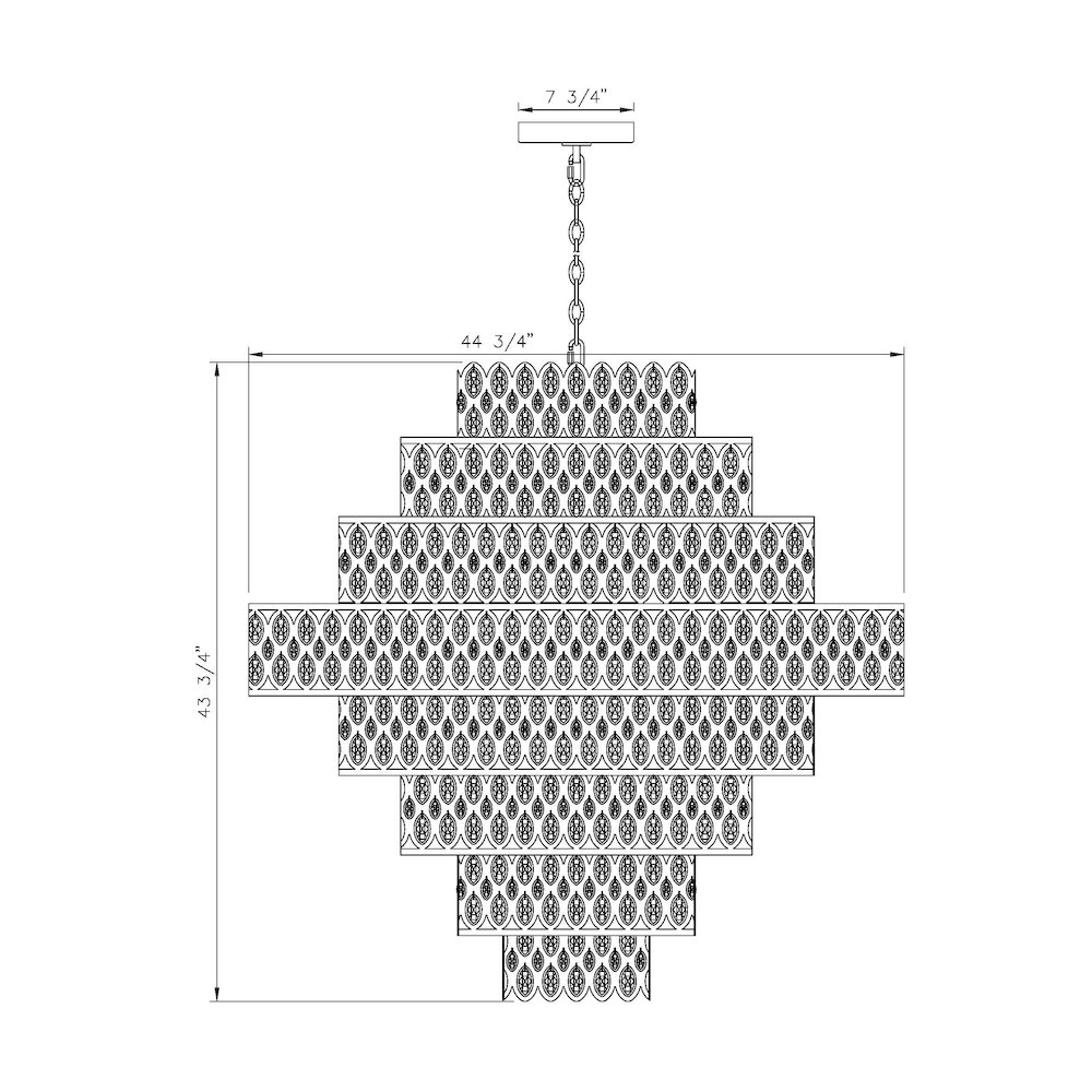 Z-Lite 25 Light Chandelier. Picture 8